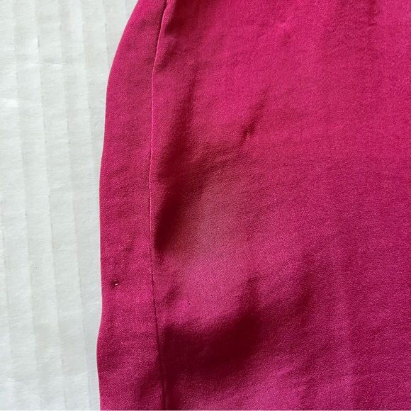 Free People NWT Lala Tie-Detail Button Up Red Blouse Women's size medium - Picture 11 of 16